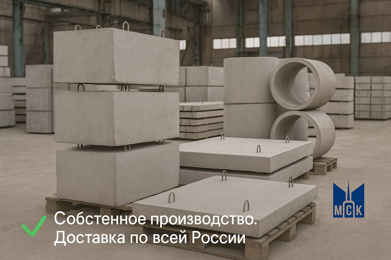 Колонна сечением 400х500 в Калуге